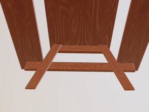 picnic table 3D Model