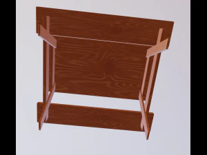 picnic table 3D Model