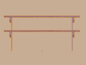 picnic table 3D मॉडल