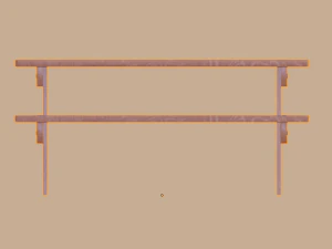 picnic table 3D Model
