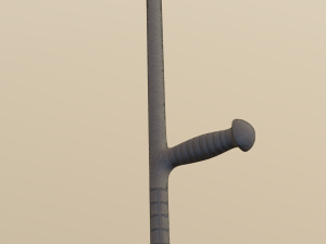 police baton Model 3D