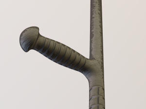 police baton Model 3D