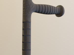 police baton Model 3D
