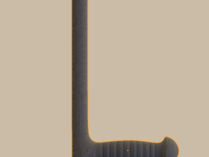police baton Model 3D