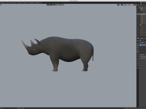 rhinoceros 3D Модель