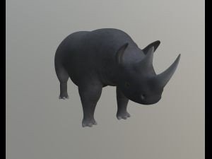 rhinoceros 3D Модель