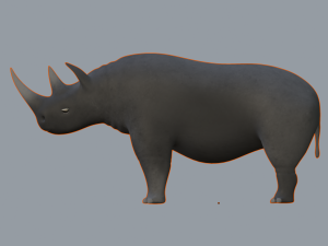 rhinoceros 3D Модель