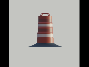 road barrel 3D Model
