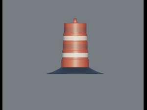 road barrel 3D Model
