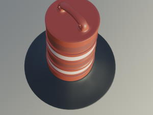 road barrel 3D Model