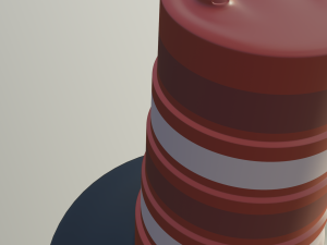 road barrel 3D Model