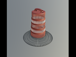 road barrel 3D Model