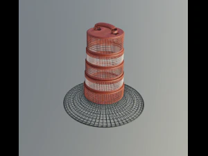 road barrel 3D Model
