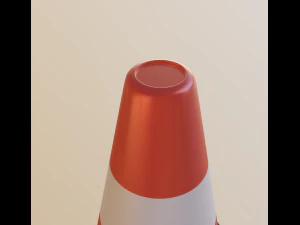 cone de estrada Modelo 3D