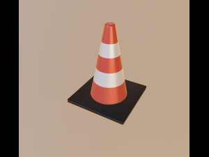 road cone 3D Модель