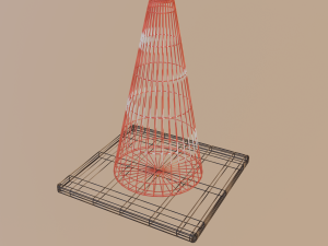road cone 3D Модель