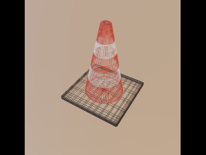 road cone 3D Модель