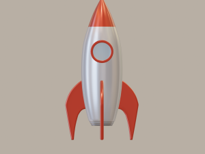 rocket 3D 모델