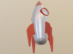 rocket 3D 모델