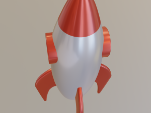 rocket 3D 모델