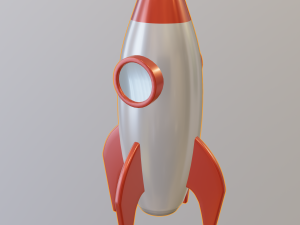 rocket 3D 모델