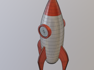 rocket 3D 모델