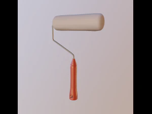 pennello a rullo Modello 3D