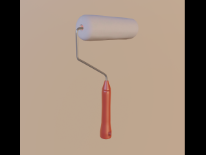 roller paint brush 3D Model