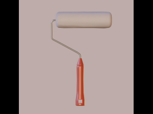 roller paint brush 3D Model
