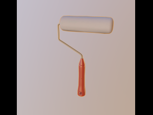 roller paint brush 3D Model