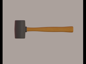 rubber mallet 3D 模型