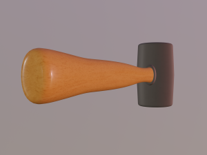rubber mallet Modelo 3D