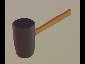 rubber mallet Modelo 3D