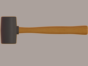 rubber mallet Modelo 3D