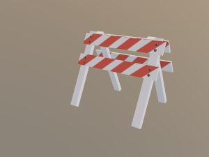 safety barrier 3Dモデル