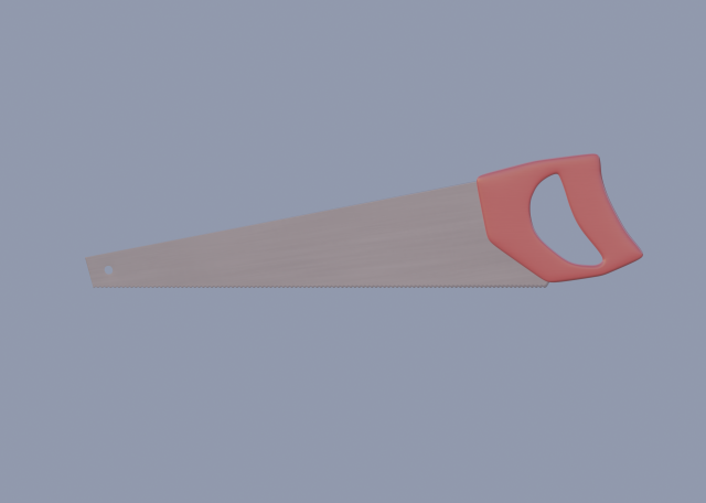 saw Model 3D .c4d .max .obj .3ds .fbx .stl .blend 
