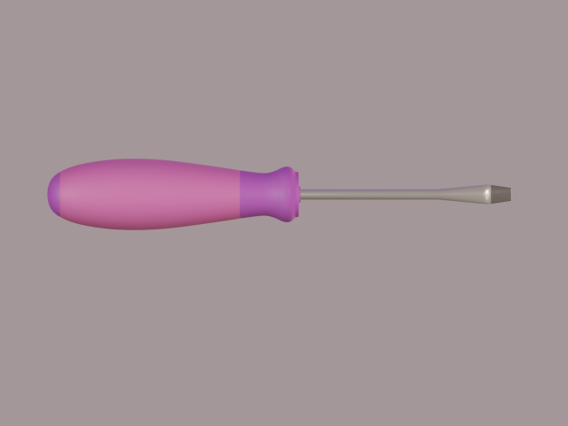 screwdriver Modelo 3D .c4d .max .obj .3ds .fbx .stl .blend 