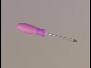螺丝刀 3D 模型