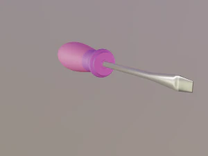 螺丝刀 3D 模型