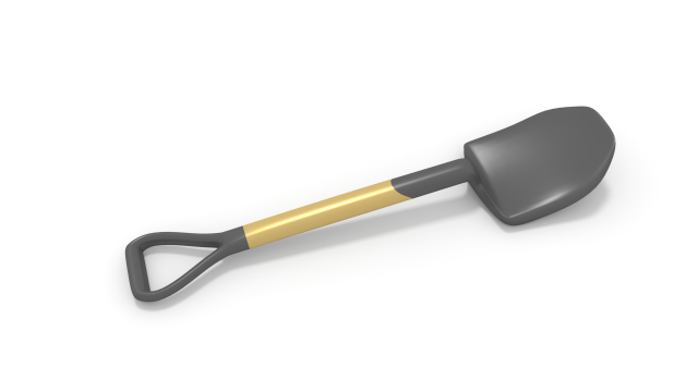 shovel small Modello 3D .c4d .max .obj .3ds .fbx .stl .blend