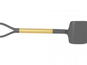shovel small Modello 3D