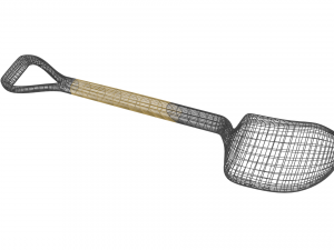 shovel small Modello 3D