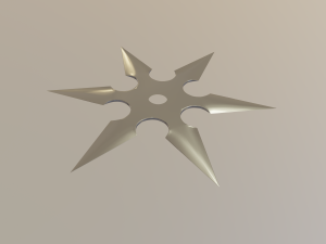 shuriken Model 3D