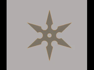 shuriken 3D Model