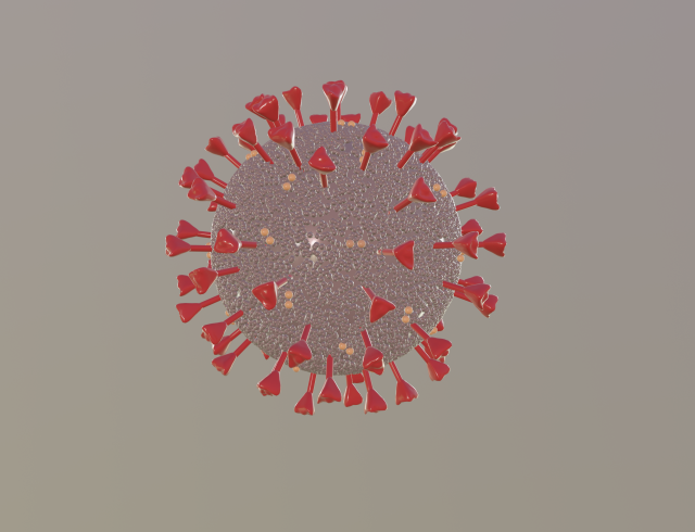corona virus Modèle 3D .c4d .max .obj .3ds .fbx .stl .blend 