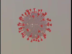 corona virus Modello 3D