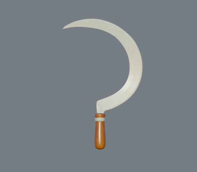 sickle Modèle 3D .c4d .max .obj .3ds .fbx .stl .blend 