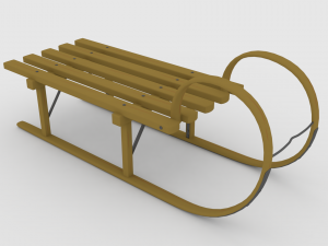 sled Model 3D