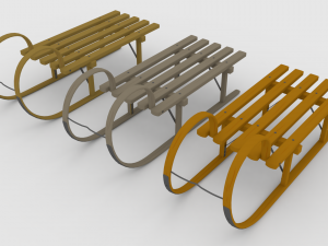 sled 3D 모델