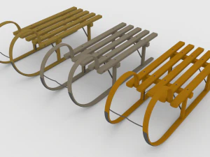 sled 3D Model